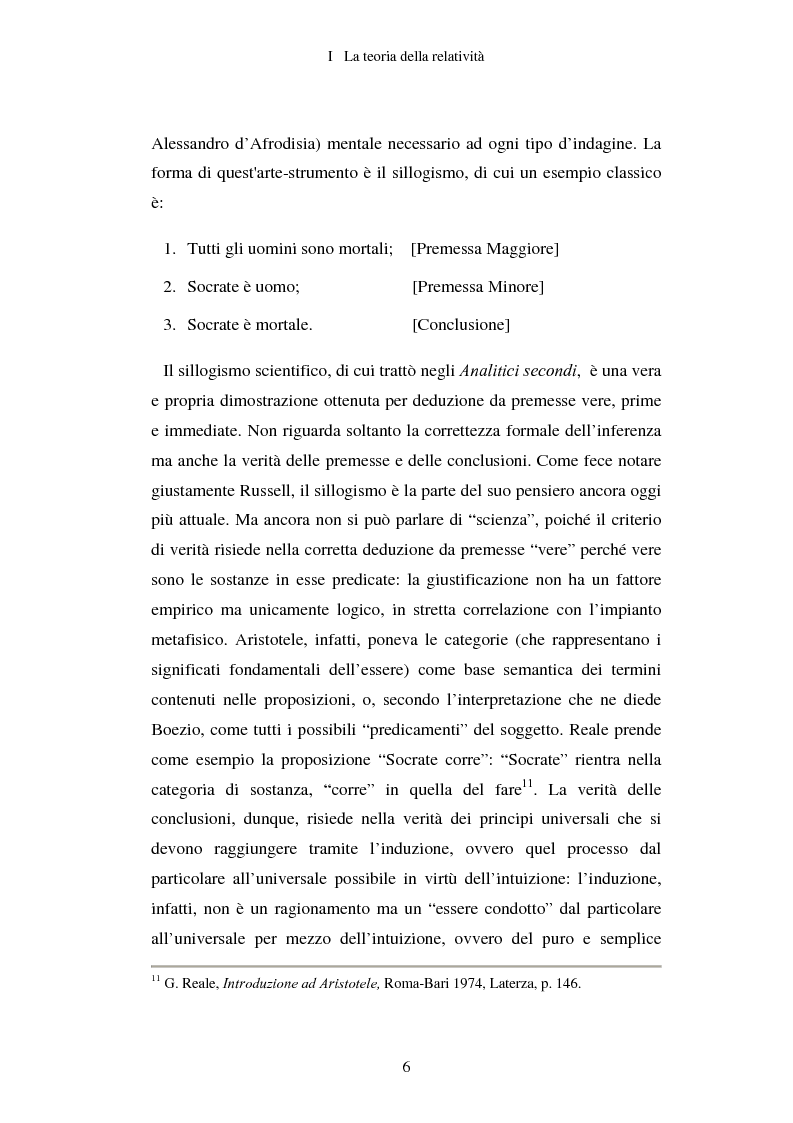 Anteprima della tesi: Epistemologia senza dogmi. Scienza e filosofia in A. Einstein, Pagina 9