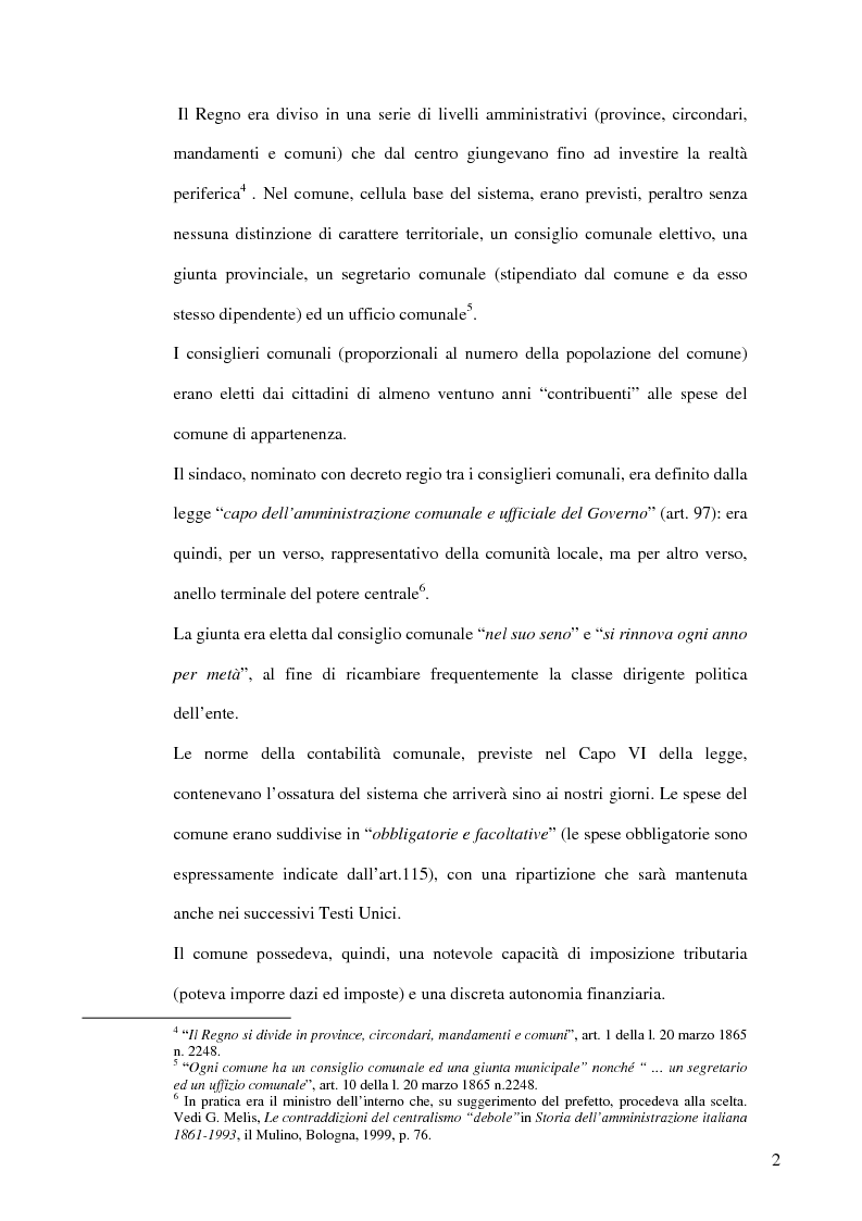 Anteprima della tesi: Associazionismo comunale e competitività territoriale. La gestione consortile dei servizi., Pagina 8