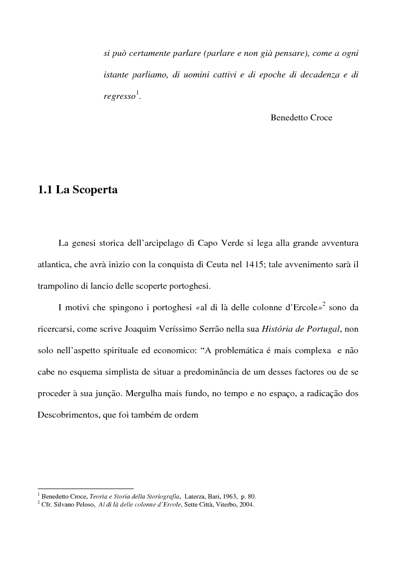 Anteprima della tesi: Il Creolo: lingua madre, simbolo dell'identità culturale nazionale del popolo capoverdiano, Pagina 2