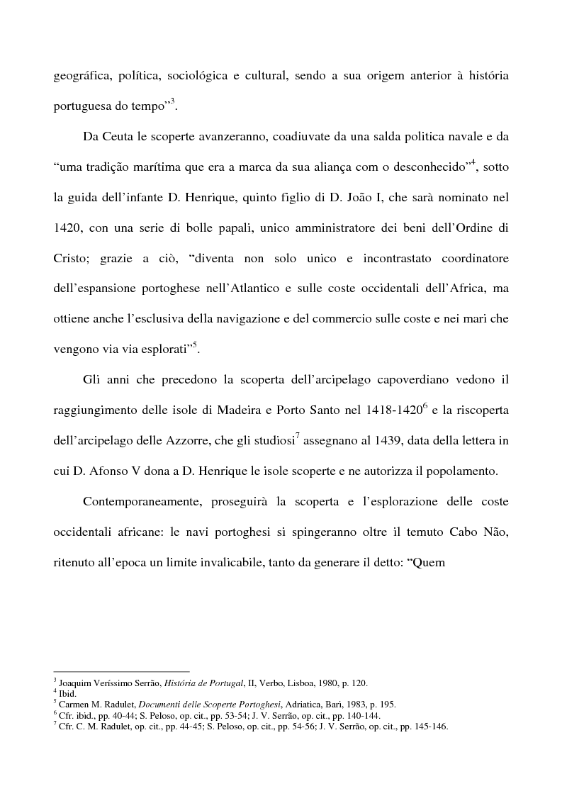 Anteprima della tesi: Il Creolo: lingua madre, simbolo dell'identità culturale nazionale del popolo capoverdiano, Pagina 3