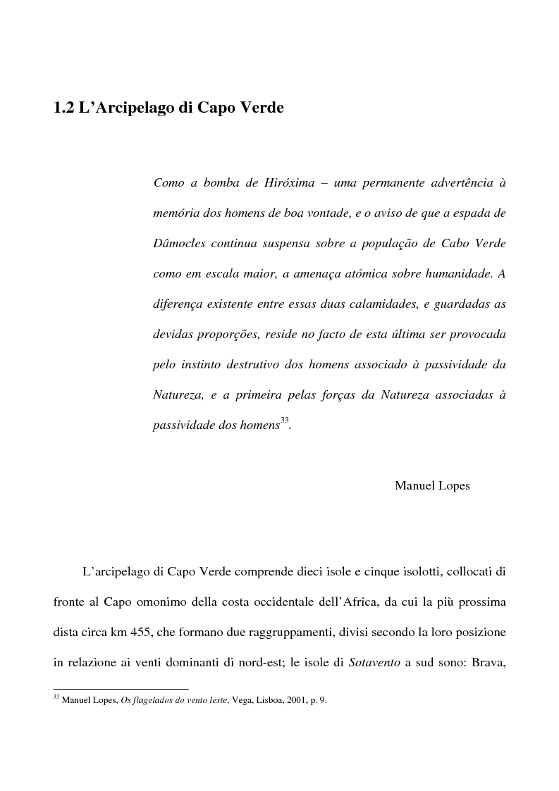 Anteprima della tesi: Il Creolo: lingua madre, simbolo dell'identità culturale nazionale del popolo capoverdiano, Pagina 9