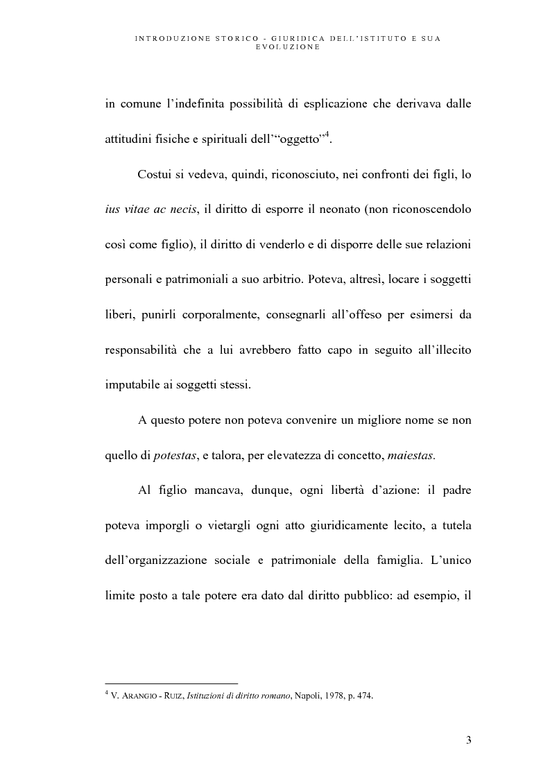 Anteprima della tesi: L'abuso della potestà genitoriale, Pagina 3
