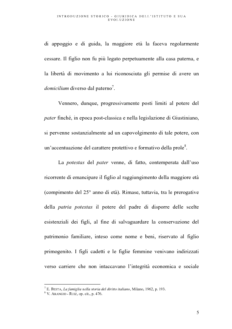 Anteprima della tesi: L'abuso della potestà genitoriale, Pagina 5