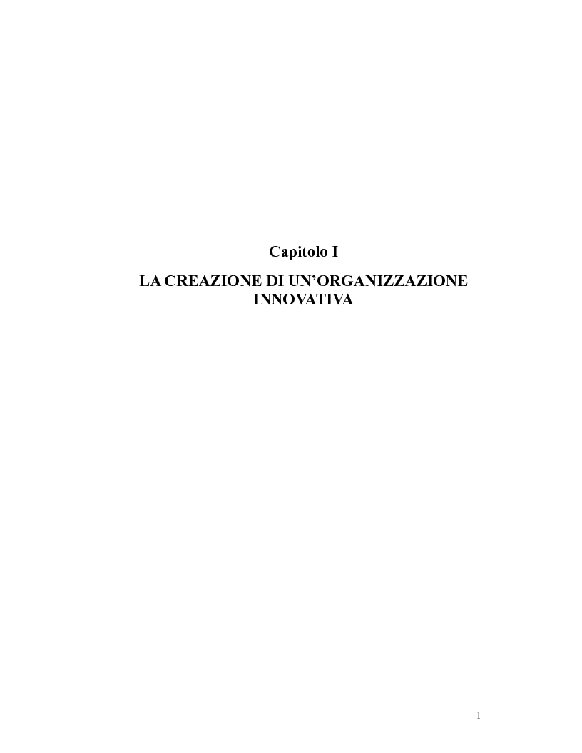 Anteprima della tesi: Strategie innovative e metodologie di appropriazione di una innovazione, Pagina 4