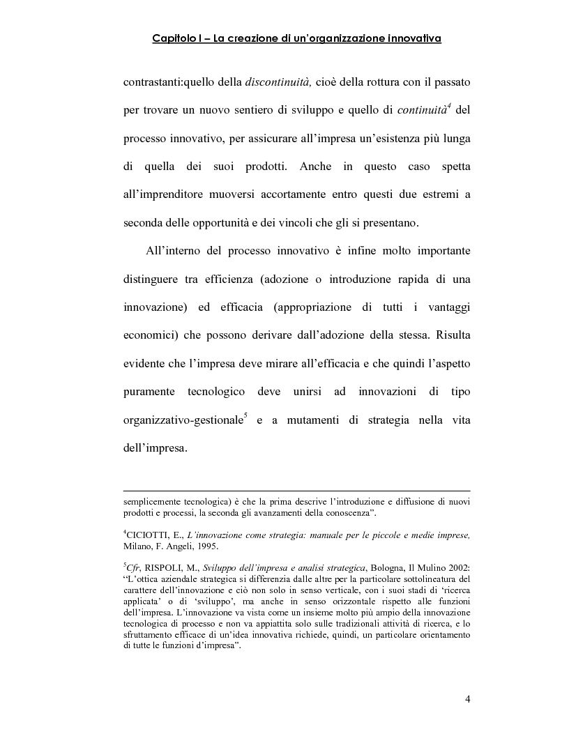 Anteprima della tesi: Strategie innovative e metodologie di appropriazione di una innovazione, Pagina 7