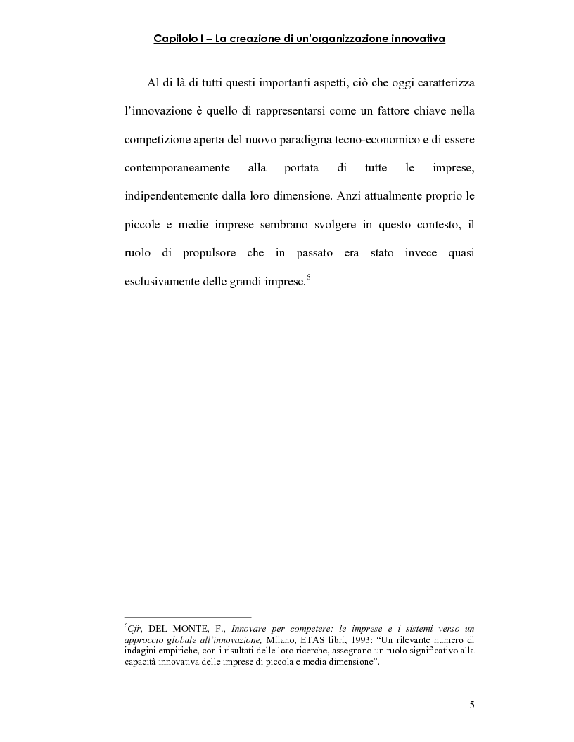 Anteprima della tesi: Strategie innovative e metodologie di appropriazione di una innovazione, Pagina 8