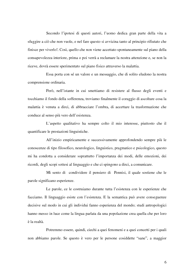 Anteprima della tesi: Counselling e relazione d'aiuto in logopedia: applicazione nell'ambito della terapia con un Traumatizzato Cranio Encefalico, Pagina 3