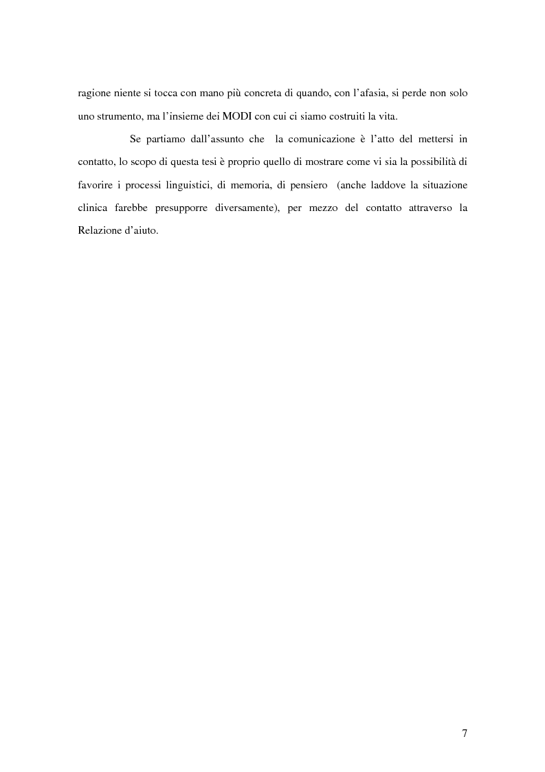 Anteprima della tesi: Counselling e relazione d'aiuto in logopedia: applicazione nell'ambito della terapia con un Traumatizzato Cranio Encefalico, Pagina 4