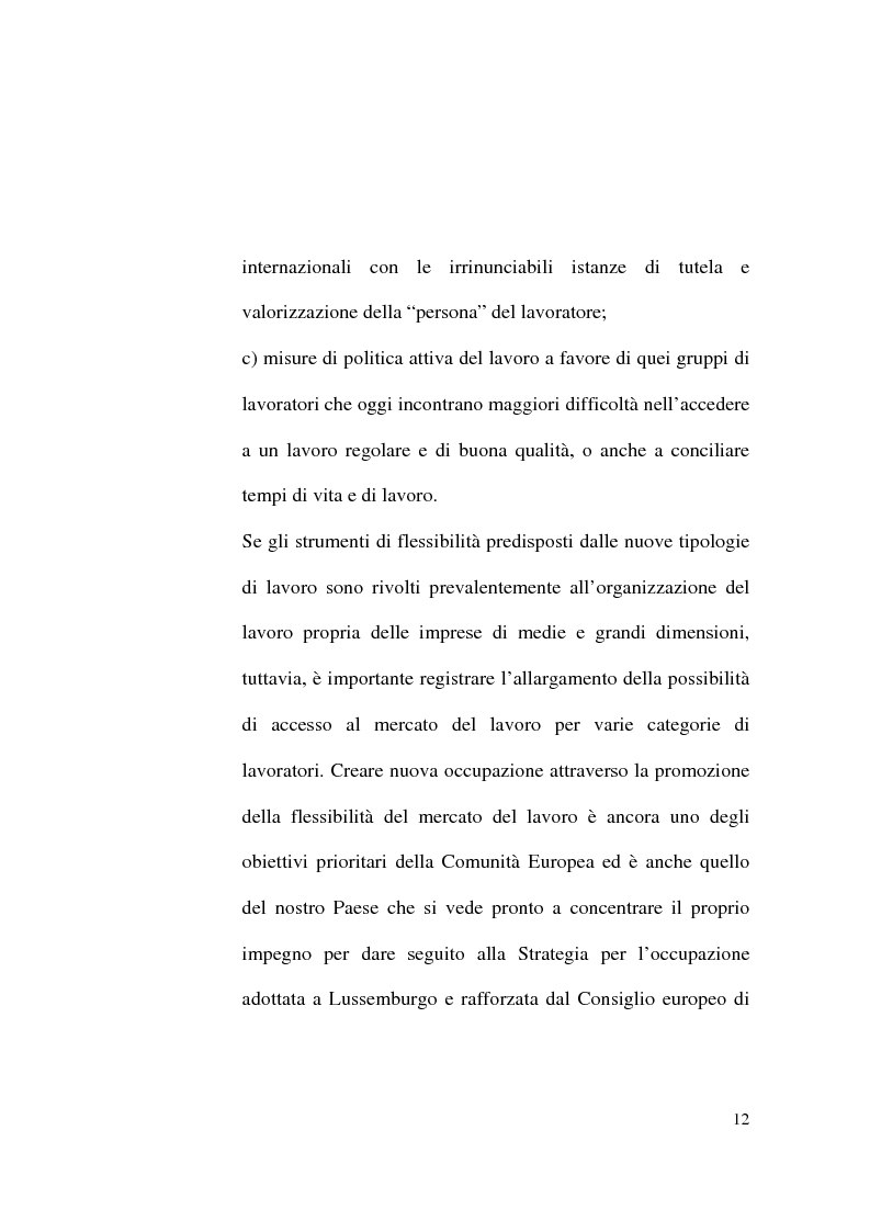 Anteprima della tesi: Il Contratto di Lavoro Intermittente, Pagina 10