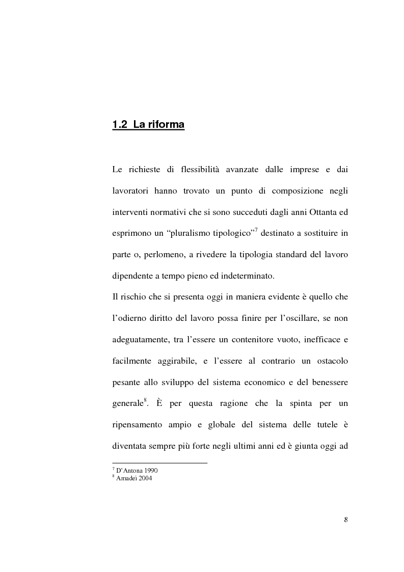 Anteprima della tesi: Il Contratto di Lavoro Intermittente, Pagina 6