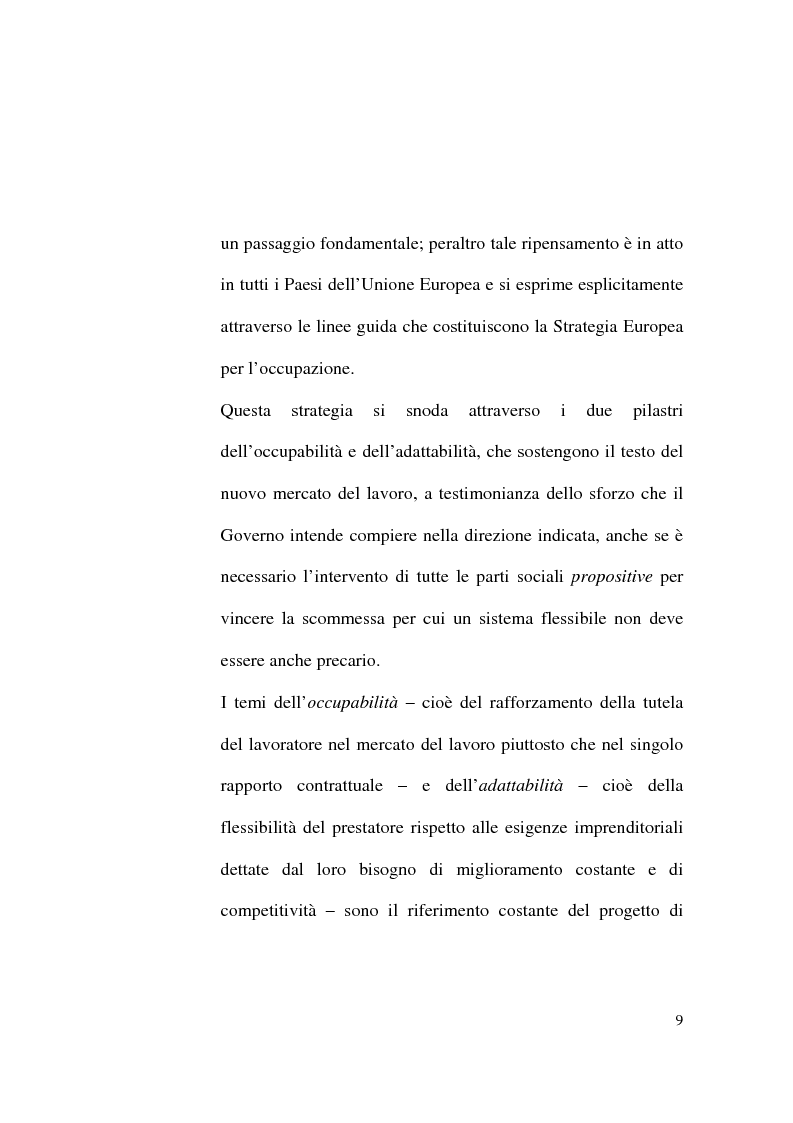 Anteprima della tesi: Il Contratto di Lavoro Intermittente, Pagina 7