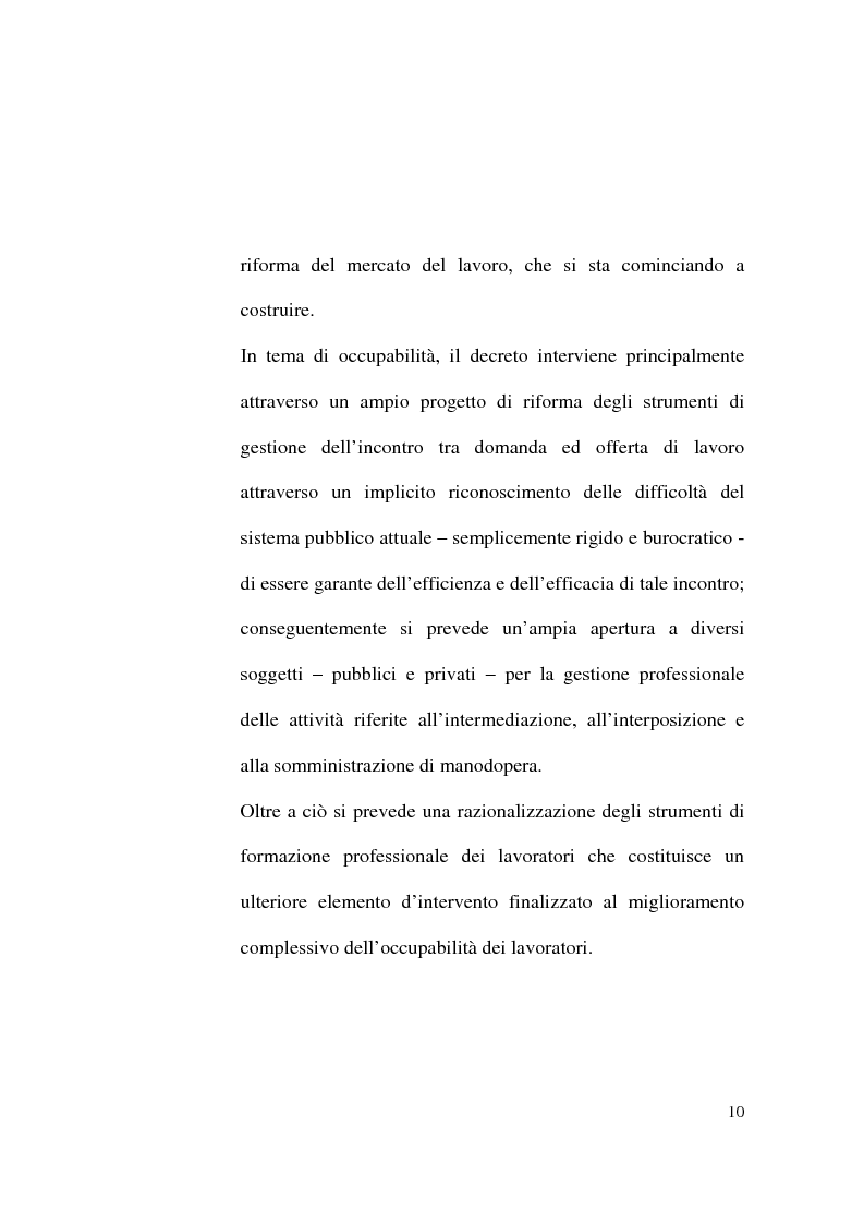 Anteprima della tesi: Il Contratto di Lavoro Intermittente, Pagina 8
