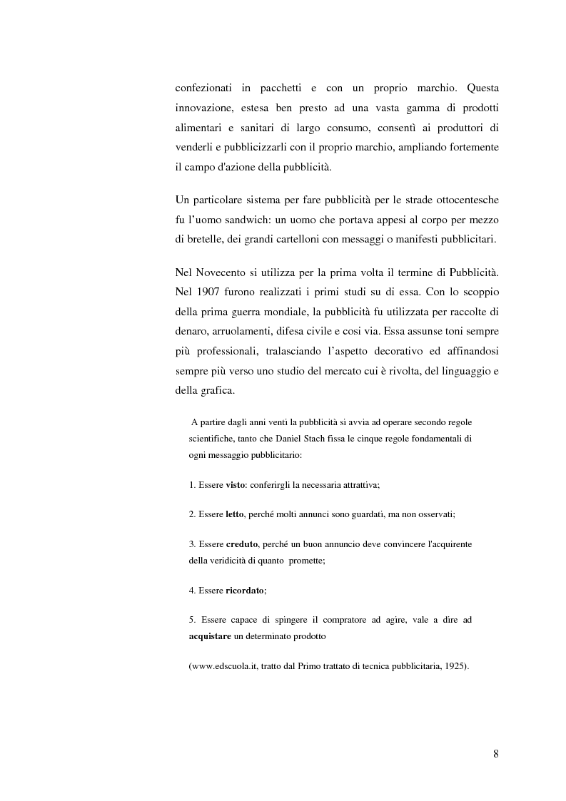 Anteprima della tesi: La pubblicità mitica, Pagina 5