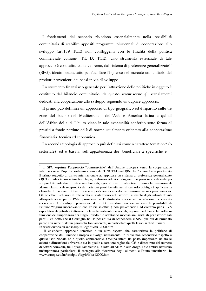 Anteprima della tesi: La cooperazione allo sviluppo dell'Unione europea con l'Asia, Pagina 8