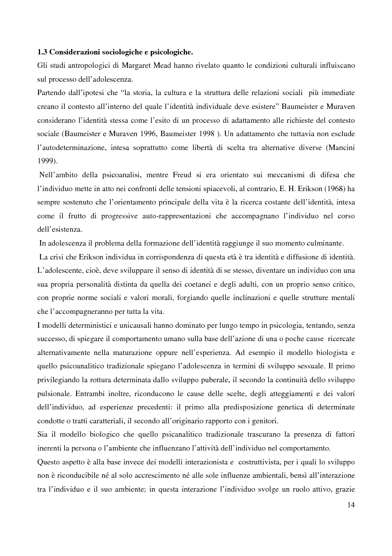 Anteprima della tesi: Il bullismo adolescenziale. Uno studio condotto nel sulcis iglesiente, Pagina 10