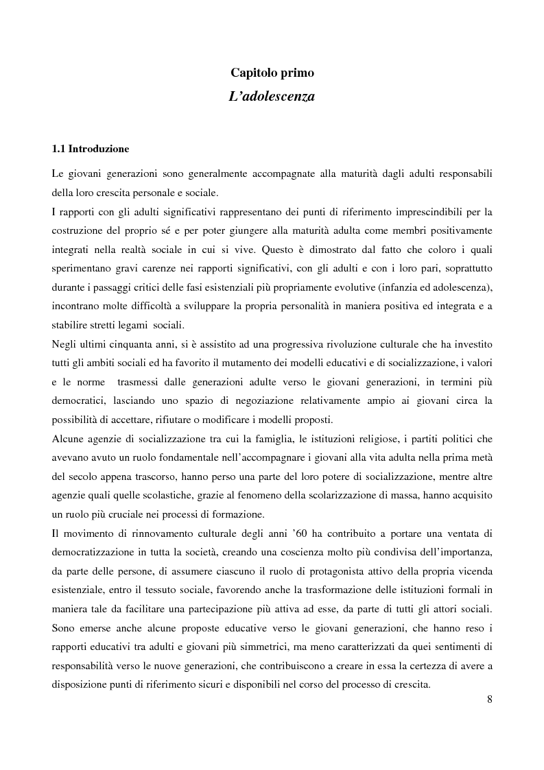 Anteprima della tesi: Il bullismo adolescenziale. Uno studio condotto nel sulcis iglesiente, Pagina 4