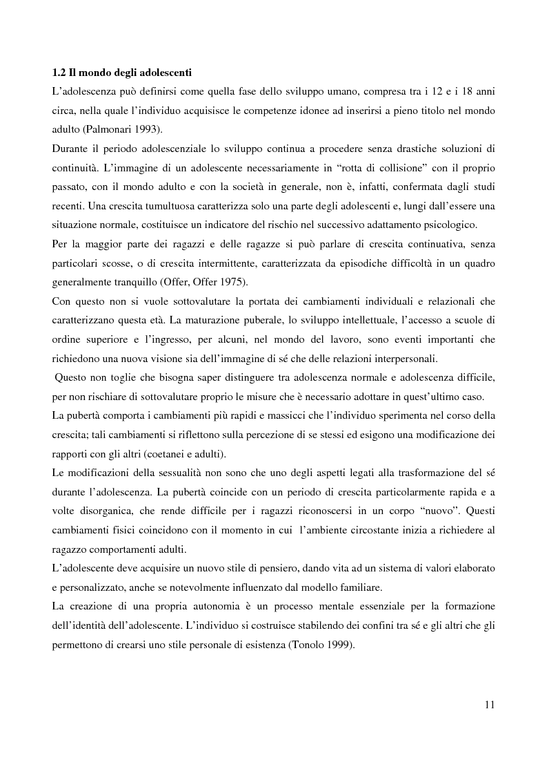 Anteprima della tesi: Il bullismo adolescenziale. Uno studio condotto nel sulcis iglesiente, Pagina 7
