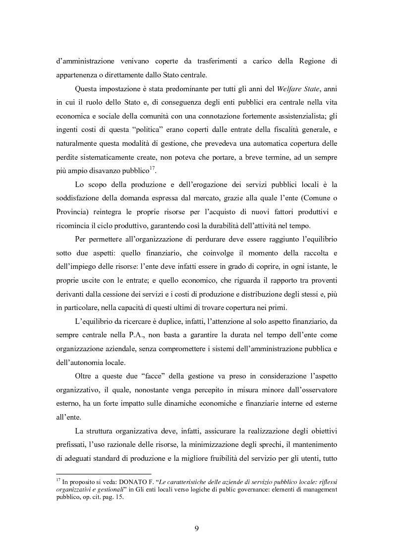 Anteprima della tesi: La certificazione di qualità negli Enti Locali: l'esperienza d'avanguardia della Provincia di Ferrara, Pagina 10