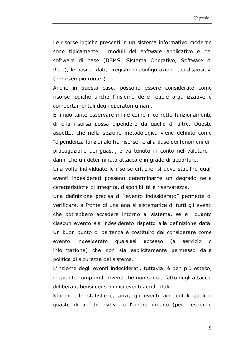 Anteprima della tesi: La sicurezza informatica in applicazioni direzionali: una soluzione per la gestione sicura dei dati nella piccola e media impresa, Pagina 11