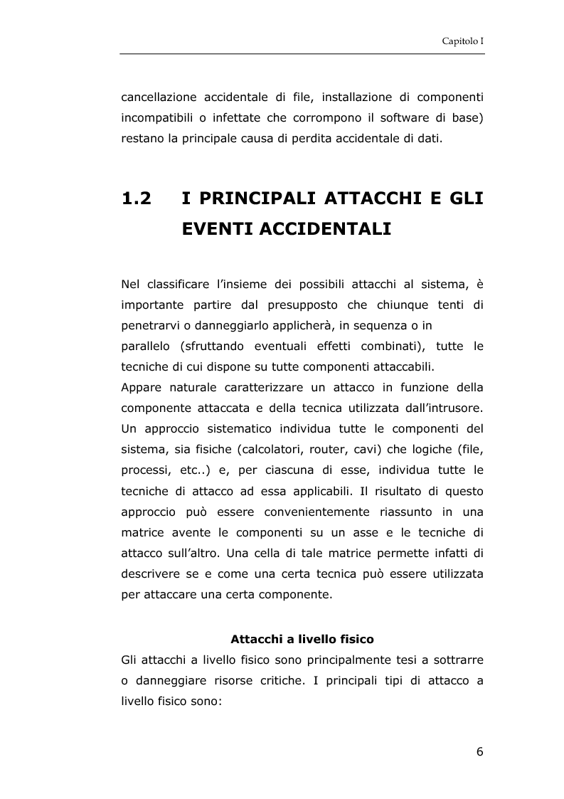 Anteprima della tesi: La sicurezza informatica in applicazioni direzionali: una soluzione per la gestione sicura dei dati nella piccola e media impresa, Pagina 12