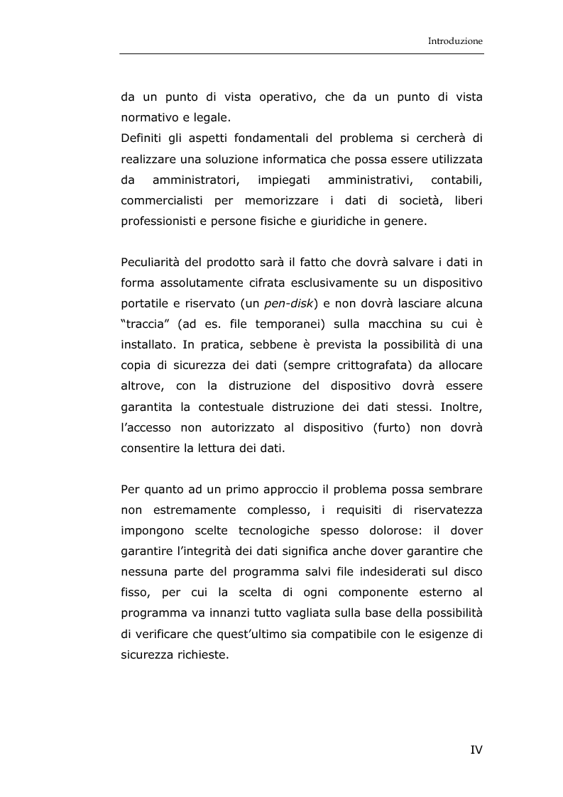 Anteprima della tesi: La sicurezza informatica in applicazioni direzionali: una soluzione per la gestione sicura dei dati nella piccola e media impresa, Pagina 2