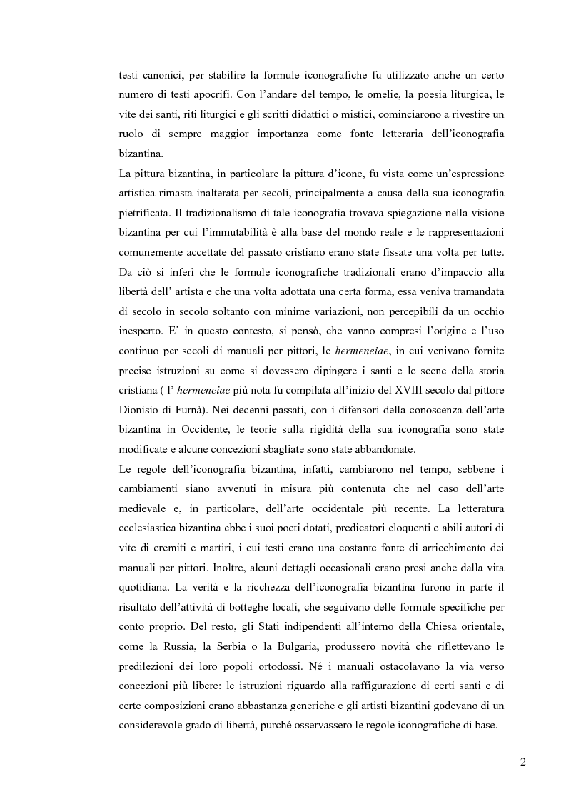 Anteprima della tesi: Le Icone Bizantine, Pagina 2