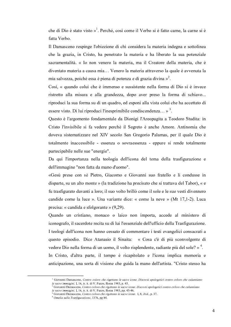 Anteprima della tesi: Le Icone Bizantine, Pagina 4