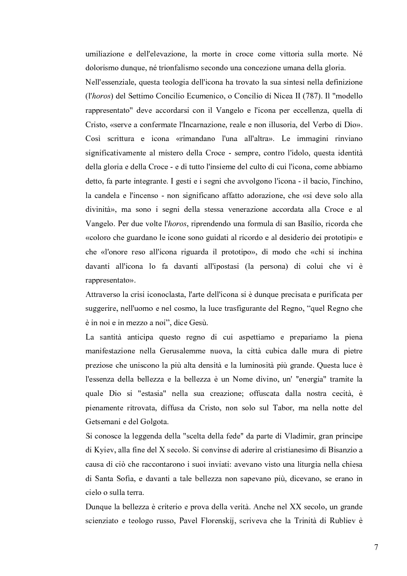 Anteprima della tesi: Le Icone Bizantine, Pagina 7
