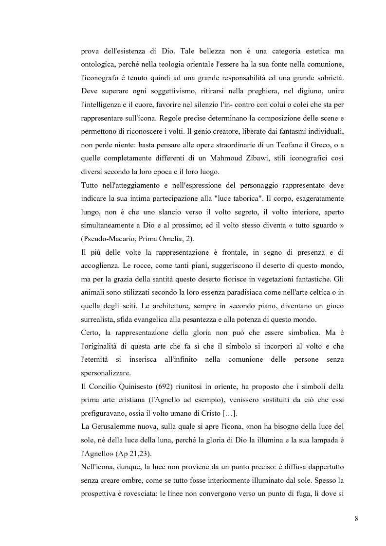 Anteprima della tesi: Le Icone Bizantine, Pagina 8
