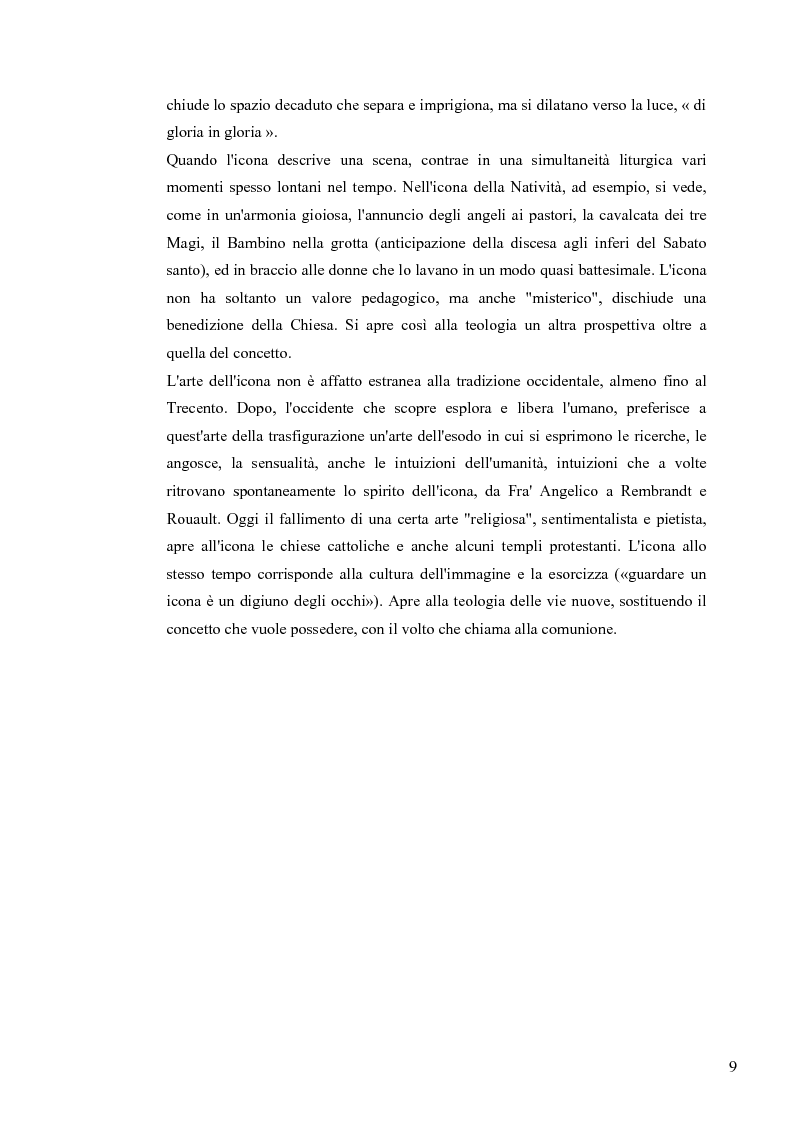 Anteprima della tesi: Le Icone Bizantine, Pagina 9