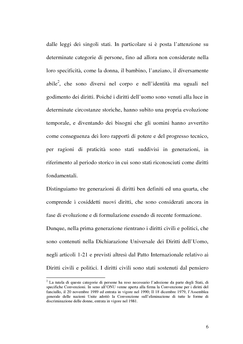 Anteprima della tesi: I diritti dell'uomo nei paesi arabo islamici, Pagina 6