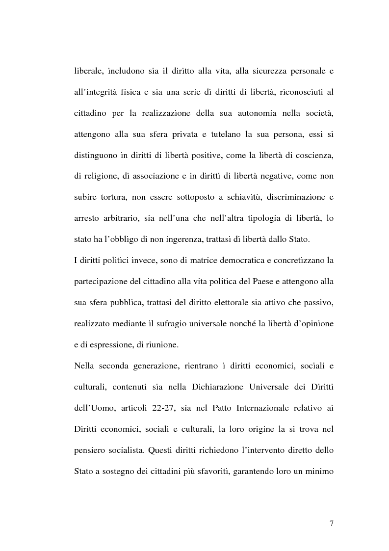 Anteprima della tesi: I diritti dell'uomo nei paesi arabo islamici, Pagina 7