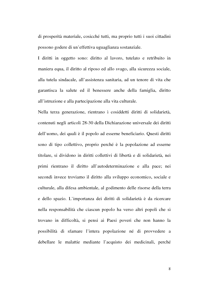 Anteprima della tesi: I diritti dell'uomo nei paesi arabo islamici, Pagina 8