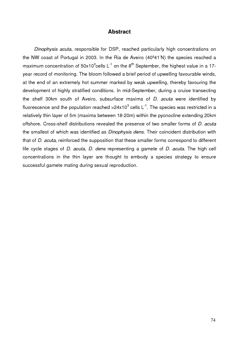 Anteprima della tesi: Dynamics of Phytoplankton and Zooplankton Communities on the Continental Shelf of Northern Portugal, Pagina 6