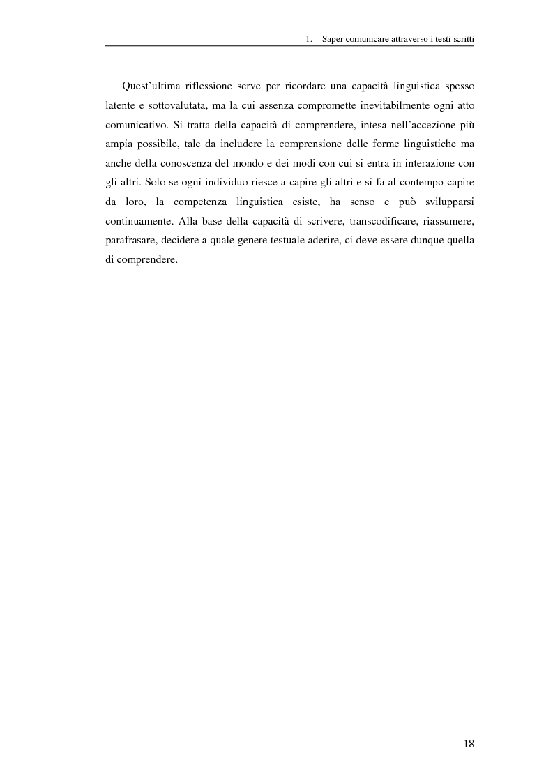 Anteprima della tesi: Questione di stile. Scrivere per capire e farsi capire all'interno della Pubblica Amministrazione, Pagina 14