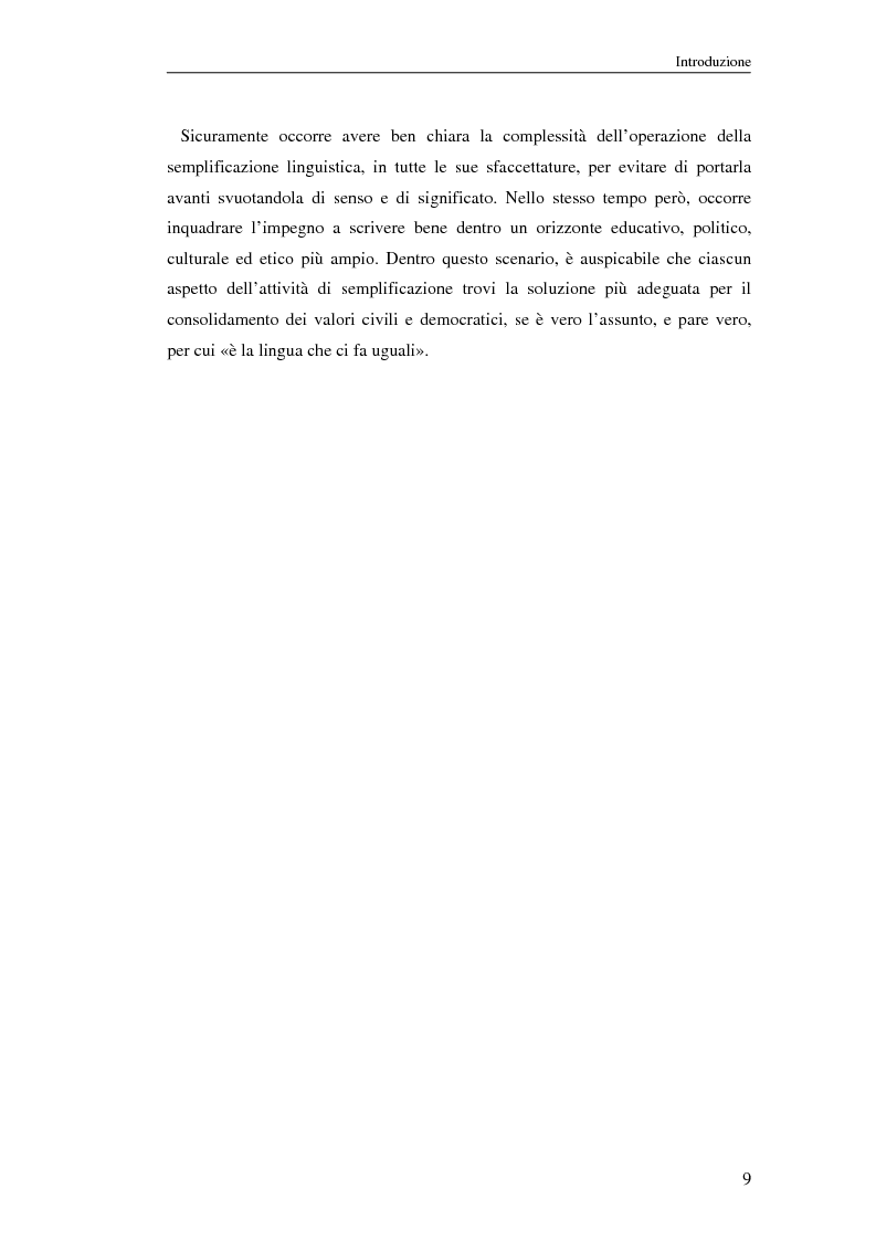 Anteprima della tesi: Questione di stile. Scrivere per capire e farsi capire all'interno della Pubblica Amministrazione, Pagina 5