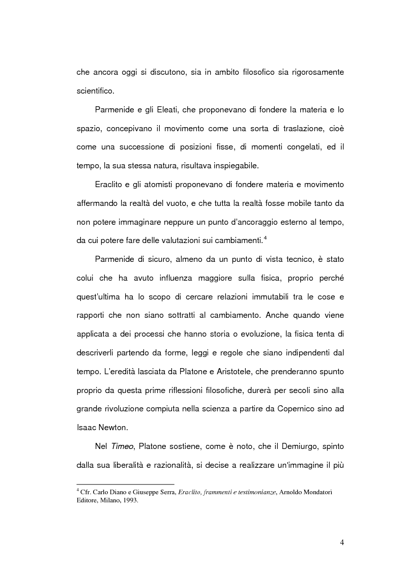 Anteprima della tesi: Il Concetto di tempo nella Teoria della Relatività di Einstein e le sue conseguenze filosofiche, Pagina 4