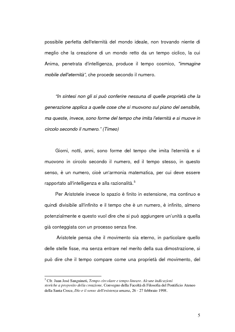 Anteprima della tesi: Il Concetto di tempo nella Teoria della Relatività di Einstein e le sue conseguenze filosofiche, Pagina 5