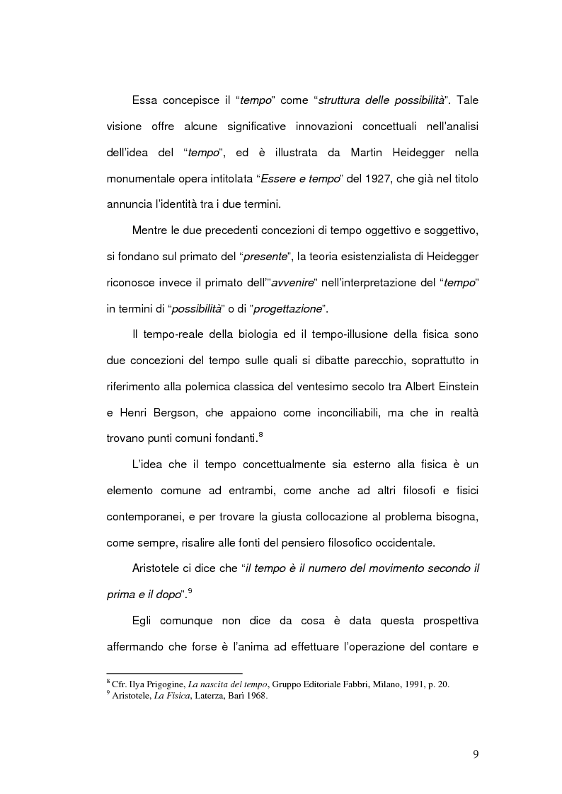 Anteprima della tesi: Il Concetto di tempo nella Teoria della Relatività di Einstein e le sue conseguenze filosofiche, Pagina 9