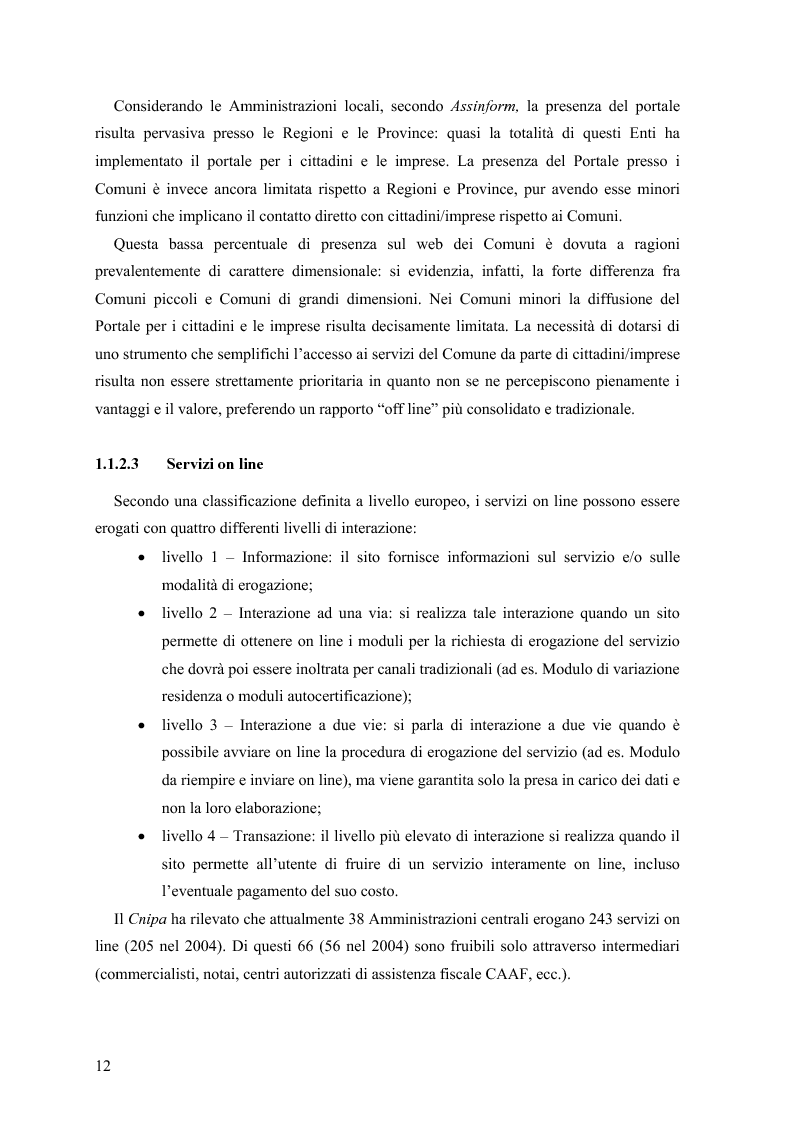 Anteprima della tesi: Lo stato delle Intranet nella Pubblica Amministrazione, Pagina 10