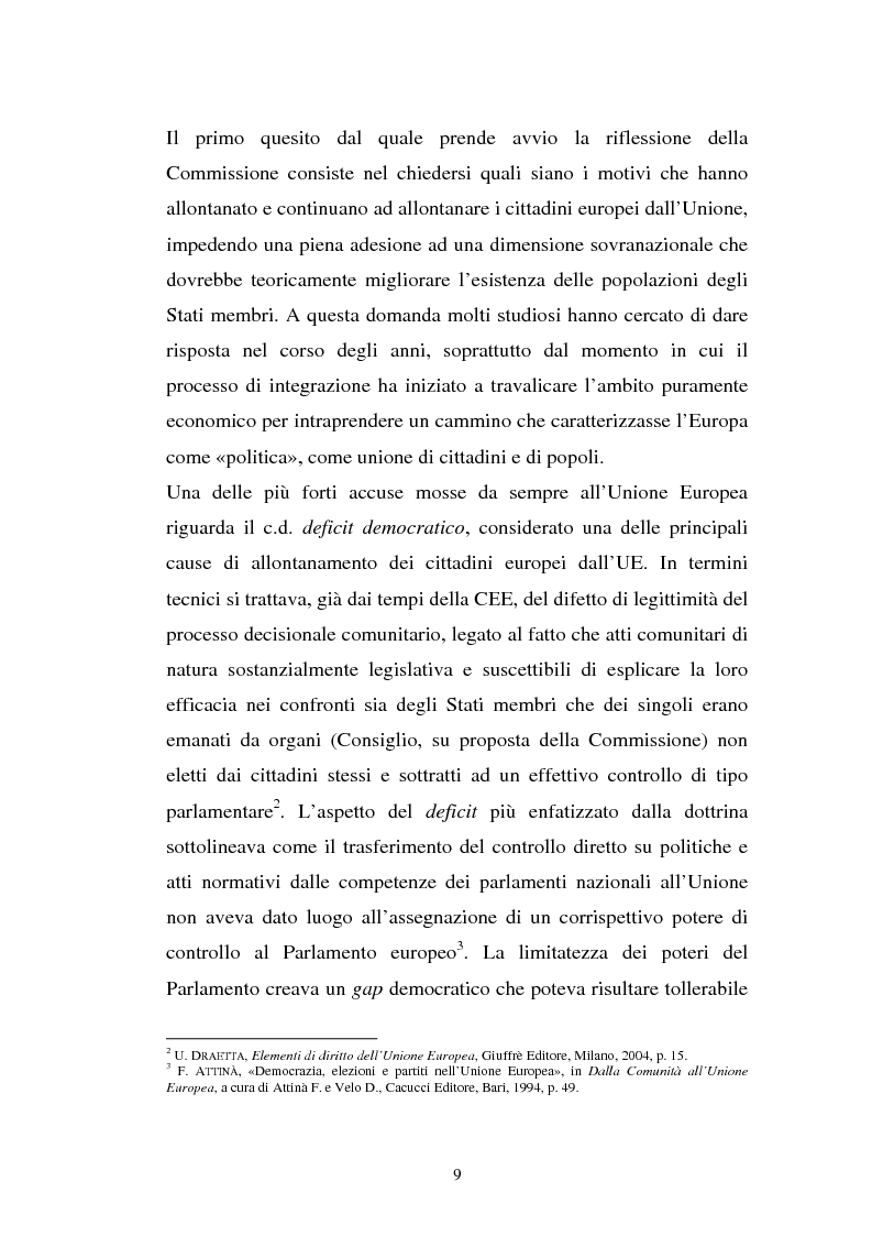 Anteprima della tesi: La comunicazione istituzionale dell'Unione Europea, Pagina 5