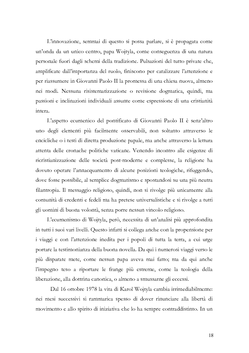 Anteprima della tesi: L'ultima battaglia di Giovanni Paolo II. Il Vaticano e i suoi rappresentanti nei giorni convulsi della guerra contro l'Iraq; le relazioni internazionali della Santa Sede negli articoli e negli editoriali dei maggiori giornali italiani, Pagina 15
