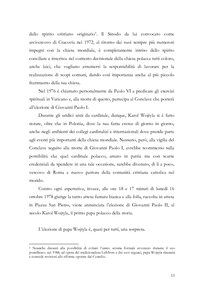 Anteprima della tesi: L'ultima battaglia di Giovanni Paolo II. Il Vaticano e i suoi rappresentanti nei giorni convulsi della guerra contro l'Iraq; le relazioni internazionali della Santa Sede negli articoli e negli editoriali dei maggiori giornali italiani, Pagina 8