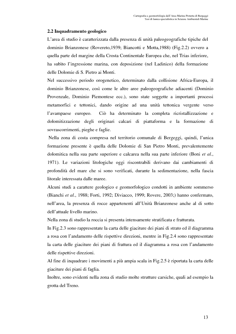 Anteprima della tesi: Cartografia e geomorfologia dei fondali dell’Area Marina Protetta di Bergeggi (SV)., Pagina 9