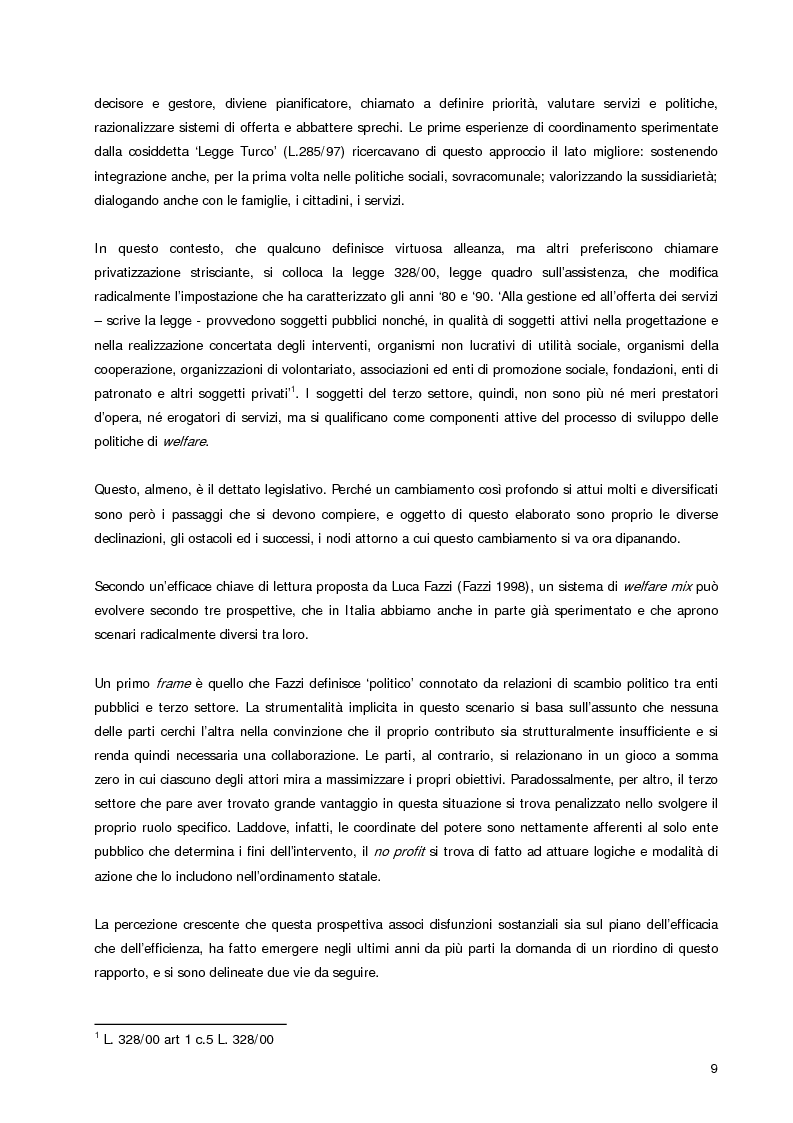 Anteprima della tesi: Welfare Re-Mix considerazioni a sostegno di un dialogo possibile tra bene comune e razionalità limitate, Pagina 6