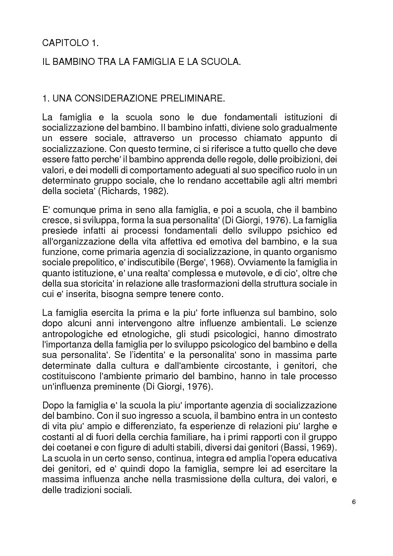 Anteprima della tesi: Modelli familiari di riferimento nei libri di testo per la scuola elementare, Pagina 2