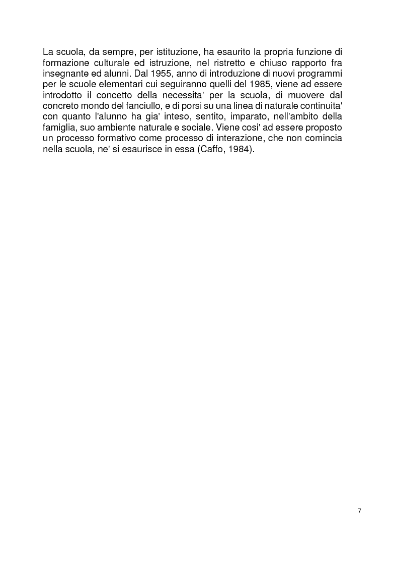 Anteprima della tesi: Modelli familiari di riferimento nei libri di testo per la scuola elementare, Pagina 3