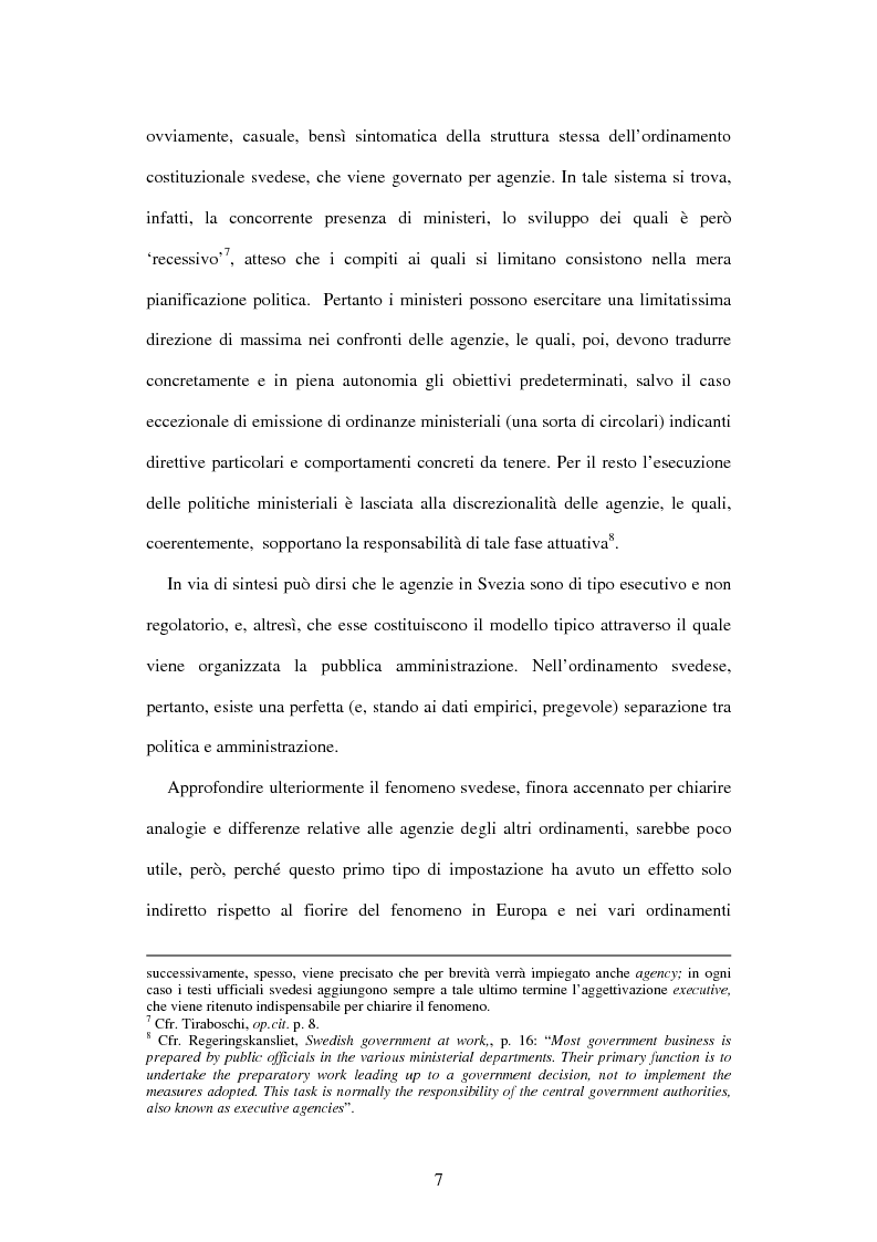 Anteprima della tesi: Le agenzie amministrative europee e nazionali: un fenomeno di strumentalità nell'organizzazione dei pubblici poteri, Pagina 5
