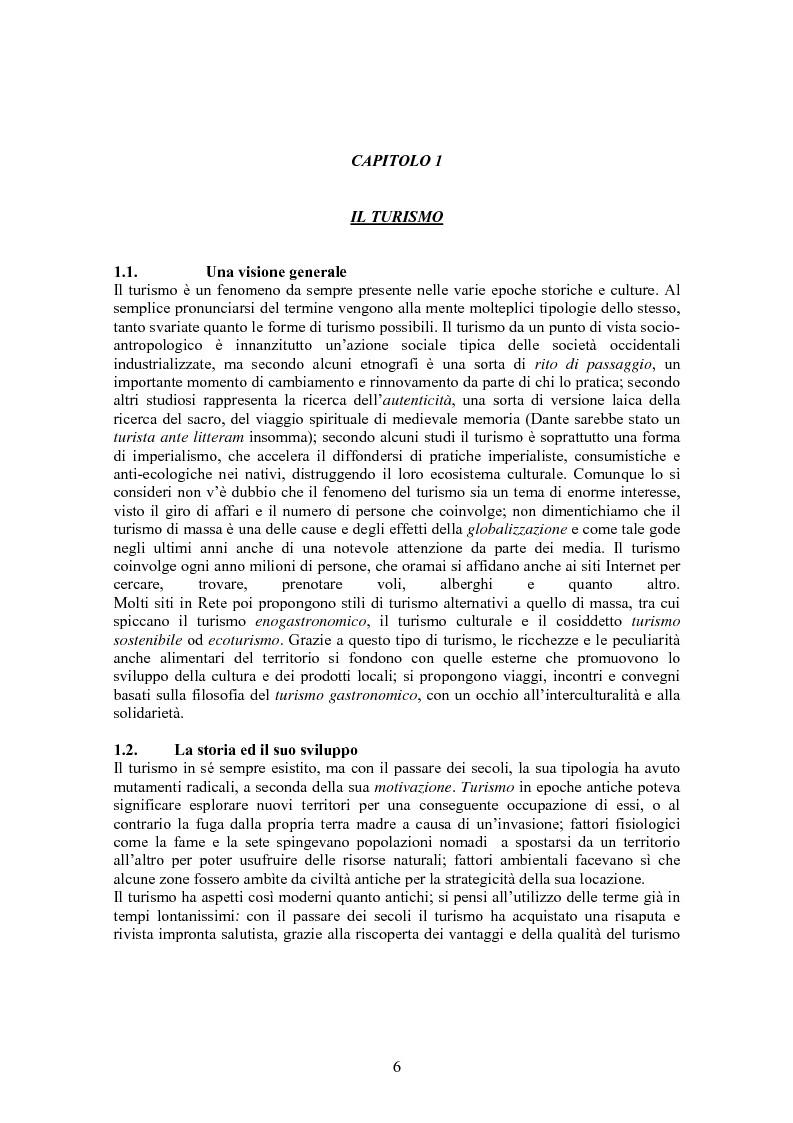 Anteprima della tesi: Turismo & consumo, Pagina 3