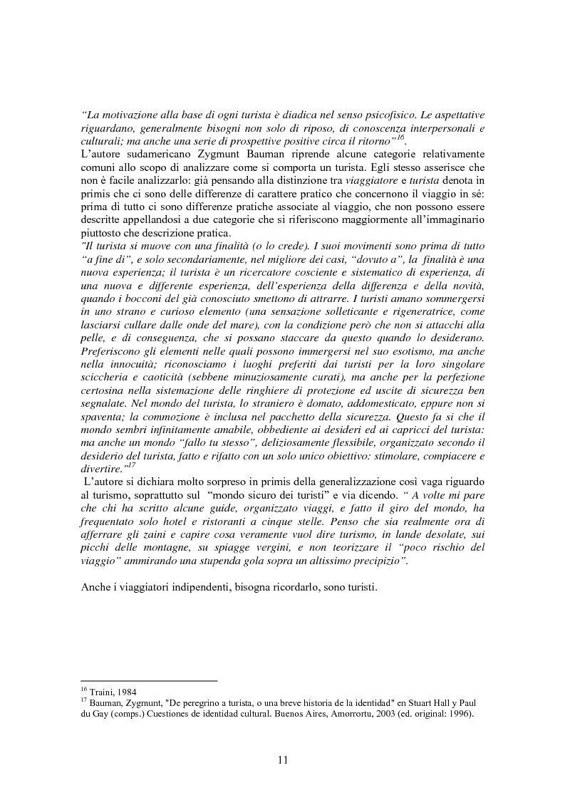 Anteprima della tesi: Turismo & consumo, Pagina 8